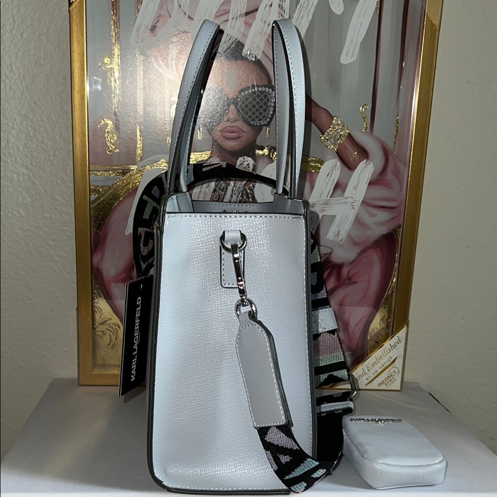 Karl Lagerfeld Crossbody Bag With A Pouch - Picture 5 of 17